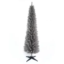 7ft- Grey Pencil Pine Christmas Tree