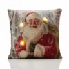 Alan Symonds Santa Christmas LED Light Up 45x45cm Cushion -Twinkle Home Decor Shop Alan Symonds Santa Christmas LED Light Up 45x45cm Cushion10W173FRSP