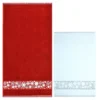 Allure Pack Of 2 Christmas Snowflake Towels -Twinkle Home Decor Shop Allure Pack of 2 Christmas Snowflake Towels35D526FRSP