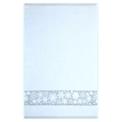 Allure Pack Of 2 Christmas Snowflake Towels -Twinkle Home Decor Shop Allure Pack of 2 Christmas Snowflake Towels35D526FRSP W02