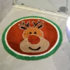 Allure Round Christmas Rudolph Bath Mat -Twinkle Home Decor Shop Allure Round Christmas Rudolph Bath Mat54S103FRSP