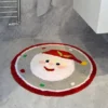 Allure Round Christmas Santa Bath Mat -Twinkle Home Decor Shop Allure Round Christmas Santa Bath Mat54S136FRSP