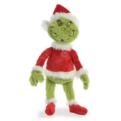 Aurora Plush Santa Grinch Christmas Soft Toy