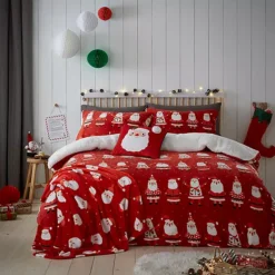 Bedlam Jolly Santa Christmas Duvet Cover Set -Twinkle Home Decor Shop Bedlam Jolly Santa Christmas Duvet Cover Set36W864FRSP W01
