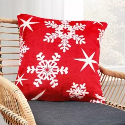 Cascade Home Christmas Snowflake Cushion