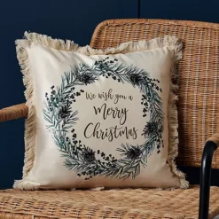 Cascade Home We Wish You A Merry Christmas 45x45cm Cushion