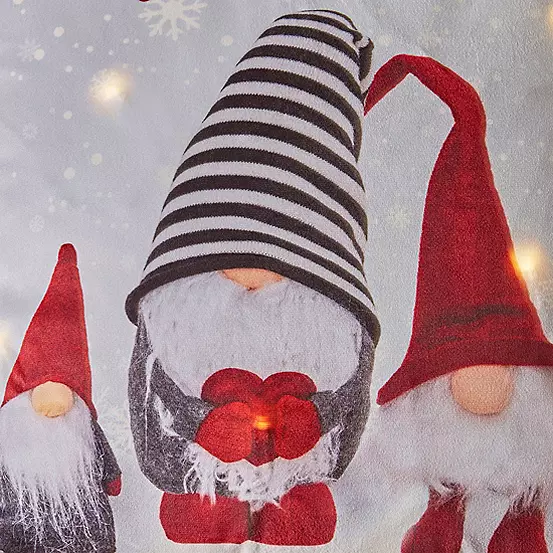 Catherine Lansfield Christmas Merry & Bright Gonks Light Up 45 X 45cm Cushion 7 Catherine Lansfield Christmas Merry & Bright Gonks Light Up 45 X 45cm Cushion - Image 5