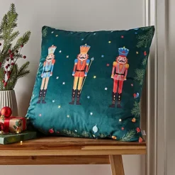 Catherine Lansfield Christmas Nutcracker Light Up 45 X 45cm Cushion -Twinkle Home Decor Shop Catherine Lansfield Christmas Nutcracker Light Up 45 x 45cm Cushion36K630FRSP W02
