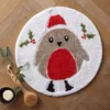 Catherine Lansfield Christmas Robin Bath Mat -Twinkle Home Decor Shop Catherine Lansfield Christmas Robin Bath Mat55G062FRSP