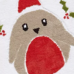 Catherine Lansfield Christmas Robin Bath Mat -Twinkle Home Decor Shop Catherine Lansfield Christmas Robin Bath Mat55G062FRSP W02