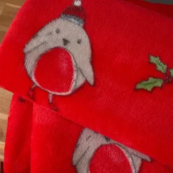 Catherine Lansfield Christmas Robins Throw -Twinkle Home Decor Shop Catherine Lansfield Christmas Robins Throw58K275FRSP W02