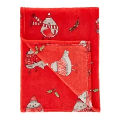 Catherine Lansfield Christmas Robins Throw -Twinkle Home Decor Shop Catherine Lansfield Christmas Robins Throw58K275FRSP W03