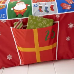 Catherine Lansfield Countdown To Christmas Duvet Cover Set - Red -Twinkle Home Decor Shop Catherine Lansfield Countdown to Christmas Duvet Cover Set Red43X706FRSP W03