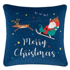 Catherine Lansfield Santa’s Christmas Wonderland 45x45cm Filled Cushion -Twinkle Home Decor Shop Catherine Lansfield Santas Christmas Wonderland 45x45cm Filled Cushion58K352FRSP W04
