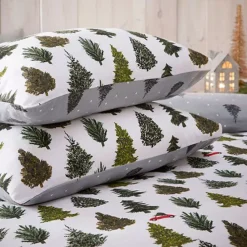 FURN Evergreen 100% Brushed Cotton Christmas Duvet Cover Set -Twinkle Home Decor Shop FURN Evergreen 100 Brushed Cotton Christmas Duvet Cover Set98E317FRSP W03