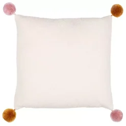 FURN Ready Set Snow 43x43cm Pom Pom Trim Christmas Cushion -Twinkle Home Decor Shop FURN Ready Set Snow 43x43cm Pom Pom Trim Christmas Cushion98H525FRSP W02