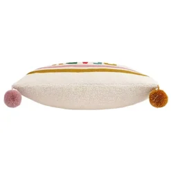 FURN Ready Set Snow 43x43cm Pom Pom Trim Christmas Cushion -Twinkle Home Decor Shop FURN Ready Set Snow 43x43cm Pom Pom Trim Christmas Cushion98H525FRSP W03