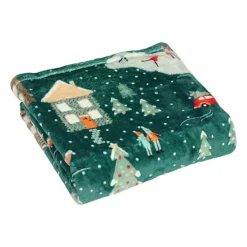 FURN Winter Pines Christmas Throw