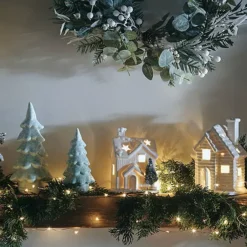 Festive 15cm Ceramic Frosted Green Christmas Tree -Twinkle Home Decor Shop Festive 15cm Ceramic Frosted Green Christmas Tree91C104FRSP W02