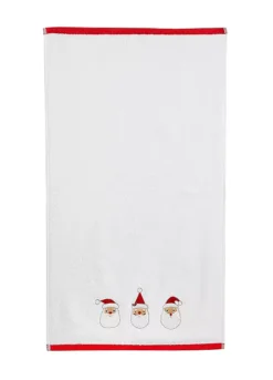 Fusion Christmas Santa Pair Of Cotton Hand Towels -Twinkle Home Decor Shop Fusion Christmas Santa Pair of Cotton Hand Towels36X721FRSP W02