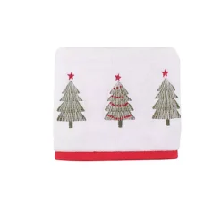 Fusion Christmas Tree Pair Of Cotton Hand Towels