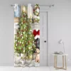Fusion Christmas Tree Single Curtain Panel -Twinkle Home Decor Shop Fusion Christmas Tree Single Curtain Panel36X006FRSP