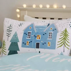 Fusion Festive Village Christmas Duvet Cover Set -Twinkle Home Decor Shop Fusion Festive Village Christmas Duvet Cover Set36X579FRSP W03