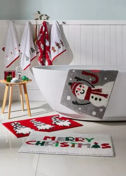 Fusion Merry Christmas Bath Mat -Twinkle Home Decor Shop Fusion Merry Christmas Bath Mat78W412FRSP W01