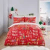 Fusion Santa’s Little Helper Christmas Duvet Cover Set -Twinkle Home Decor Shop Fusion Santas Little Helper Christmas Duvet Cover Set36X075FRSP