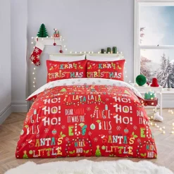 Fusion Santa’s Little Helper Christmas Duvet Cover Set