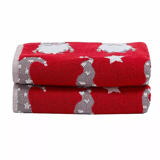 Fusion Set Of 2 Christmas Gonks Hand Towels 4 Fusion Set Of 2 Christmas Gonks Hand Towels - Image 2