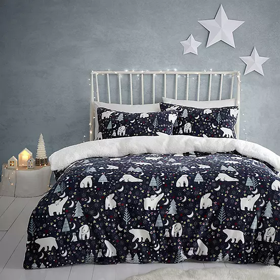 Fusion Starry Night Christmas Duvet Cover Set 5 Fusion Starry Night Christmas Duvet Cover Set - Image 3