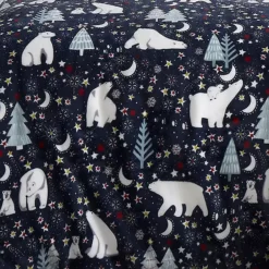 Fusion Starry Night Christmas Duvet Cover Set 10 Fusion Starry Night Christmas Duvet Cover Set -Twinkle Home Decor Shop Fusion Starry Night Christmas Duvet Cover Set36X177FRSP W03