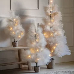 Gallery Small LED Pampas Grass Christmas Tree