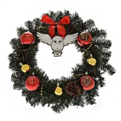 Harry Potter Christmas Wreath With Hedwig 35cm
