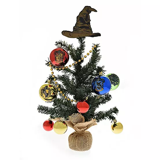 Harry Potter Hogwarts Mini Christmas Tree 35cm 3 Harry Potter Hogwarts Mini Christmas Tree 35cm