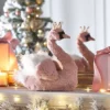 Kaleidoscope Fluffy Pink Decorative Christmas Swan -Twinkle Home Decor Shop Kaleidoscope Fluffy Pink Decorative Christmas Swan90X413FRSP