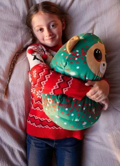 Kaleidoscope Red Kids Family Christmas Jumper -Twinkle Home Decor Shop Kaleidoscope Red Kids Family Christmas Jumper69R029FRSP W01