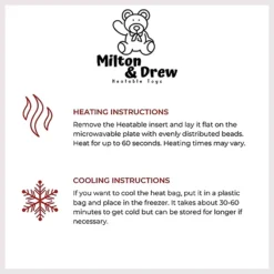 Milton & Drew Christmas Bear Plush Toy With Heatable Insert In Gift Box -Twinkle Home Decor Shop Milton Drew Christmas Bear Plush Toy with Heatable Insert in Gift Box72C729FRSP W02