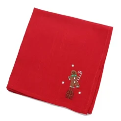 Peggy Wilkins All Things Christmas Set Of 4 Embroidered Napkins
