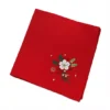 Peggy Wilkins Christmas Roses Set Of 4 Embroidered Napkins - Red -Twinkle Home Decor Shop Peggy Wilkins Christmas Roses Set of 4 Embroidered Napkins Red71J847FRSP