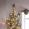 Premier® Premier 30 Cm Mirror Star Christmas Tree Topper With Gold Edging
