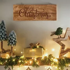 Premier® Premier 45cm Wooden Merry Christmas Plaque
