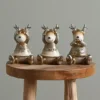 Set Of 3 Gold Christmas Reindeers -Twinkle Home Decor Shop Set of 3 Gold Christmas Reindeers91E629FRSP
