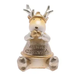 Set Of 3 Gold Christmas Reindeers -Twinkle Home Decor Shop Set of 3 Gold Christmas Reindeers91E629FRSP W02