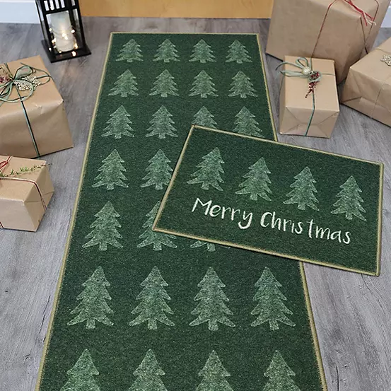 The Homemaker Rugs Collection Christmas Tree Runner & Door Mat 3 The Homemaker Rugs Collection Christmas Tree Runner & Door Mat