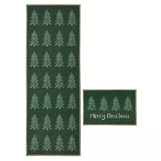 The Homemaker Rugs Collection Christmas Tree Runner & Door Mat 4 The Homemaker Rugs Collection Christmas Tree Runner & Door Mat - Image 2