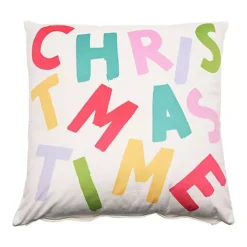 The Seasonal Gift Co. Christmas Time’ 44x44cm Cushion
