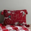 The Seasonal Gift Co. Embroidered ’Joy’ 48x36cm Cotton Christmas Cushion 2 The Seasonal Gift Co. Embroidered ’Joy’ 48x36cm Cotton Christmas Cushion -Twinkle Home Decor Shop The Seasonal Gift Co. Embroidered Joy 48x36cm Cotton Christmas Cushion96C986FRSP