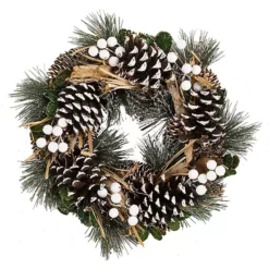 Twinkle Home Decor Shop -Twinkle Home Decor Shop Three Kings 36cm Mistlepine Christmas Wreath90X186FRSP W01